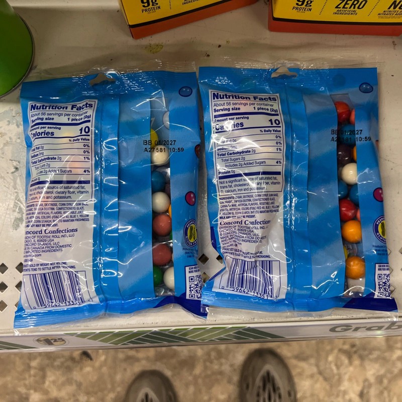 Dubble Bubble Unwrapped DUBBLE BUBBLE Machine Size Gum Balls 4.4