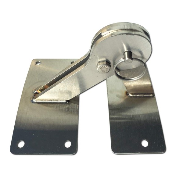 Stainless Lid Hinge Kit compatible with Weber Smokey Mountain Grill 18.5 22.5 quick release