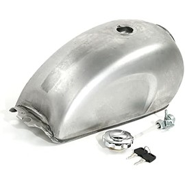 TCMT Motorcycle Unpainted 9L/2.4 Gallon Gas Fuel Tank Fit For Honda CD CG GL Custom Cafe Racer Scrambler