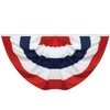 5x10' Patriotic Red White and Blue, Nylon Bunting Pleated Fan