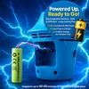 ROHSCE Automatic Bubble Machine with LED Lights & Music, Tall