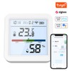 Tuya ZigBee Temperature Humidity Tester LCD Backlight Display Mobilephone APP