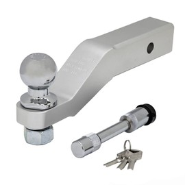 ELEVATE OUTDOOR Aluminum Ball Mount Kit with Hitch Ball and Lock