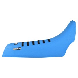 Yamaha 1987 - 2006 YAMAHA Banshee Gripper SEAT COVER All Light Blue w/ Black Ribs #112