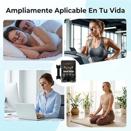 150PCS Tiras Nasales Antironquidos, Nose Strips Hipoalergénicas                                                                                       