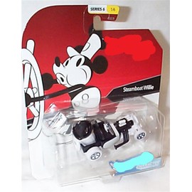H0T WHEELS Character Cars Steamboat Willie vehicle 1:64 scale diecast model