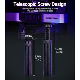 Uyubao GPU Support Bracket, Graphics Card GPU Brace Support, Video Card Sag Holder Bracket, GPU Stand, L(70-120mm