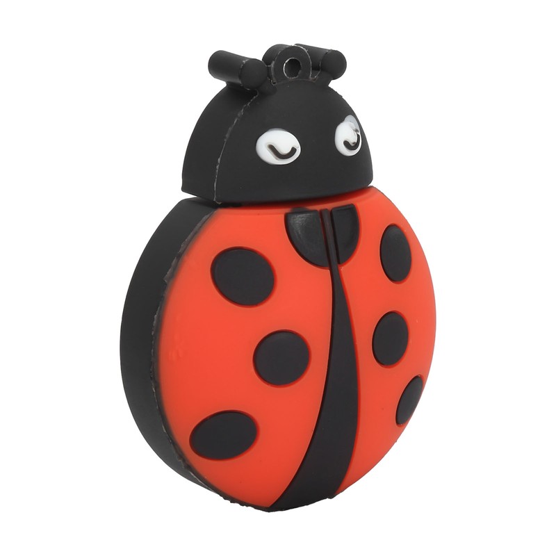 Flash Drive Cute Cartoon Ladybug Compatible Storage Optional USB Thumb
