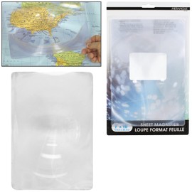Merangue Sheet Magnifier 3X Magnification, 7 x 10, for Reading, Hobbies, and Crafts (LG828PG)