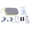 2PCS Sound Hearing Device Rechargeable Sound Enhancer Aids with Noise
