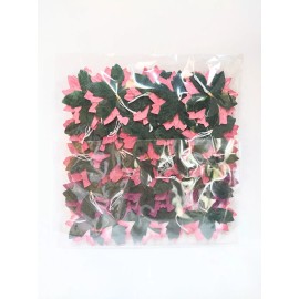 Promlee Flowers 25 Poinsettias, Red Mix Mulberry Paper Poinsettias, Christmas Flowers,  #MXD-061