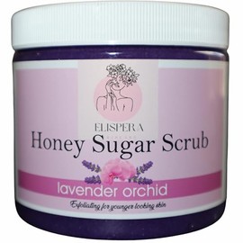 Exfoliante De Miel, Azúcar Y Lavanda Y Orquídea (16 Onzas Líquidas, Paquete De 1)                                                                     