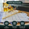 ZOLLNER Set of 10 Cotton Tea Towels in 50 x