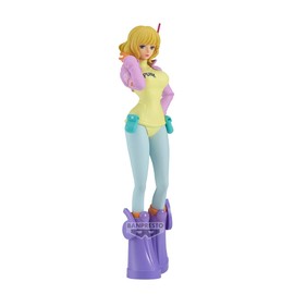 Banpresto Stussy One Piece Collectible Action Figure - Dxf The Grandline Series Egghead, 16 cm - BP28588P Multicolor, Optimal for Anime Fans