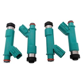 Germban 23250-28080 - Juego de 4 inyectores de combustible de repuesto para Toyota Camry 04-09, Corolla Matrix 09-13, Highlander 04-07, RAV4 Solara 04-08, para Scion tC 05-10, xB 08-15 2.4L L4
