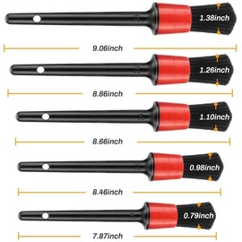 Sunshine smile Car Detail Cleaning Brushes Car Detailing Brushes Car Detailing Brush Cleaning Brush Car Care Brush Set