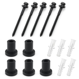DGHAOP 5pcs 1-5/16" Barn Door Wall Spacer with Screws for Sliding Barn Door Hardware Track Replacement Parts