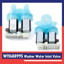 Dusledel W11316256 W11688995 Washer Water Inlet Valve Replacement for Whirlp for Maytag Washing Machine Cold Water Valve Replace W11036930, 4929298, AP6835737, PS12711564, EAP12711564