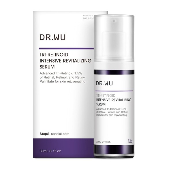 DR.WU Retinol Serum Triretinoid, 1.5% Serum, Retinol Palmitate, Pure Retinol,