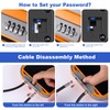 Hurinan Portable Safe Box with Code, [Waterproof & Anti-Theft]Travel Safe,
