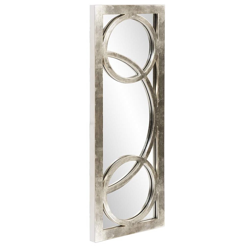 Howard Elliott Dynasty Hanging Rectangular Accent Wall Mirror, 15 x