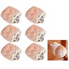 20Pcs Furniture Leg Covers Covers Flannel Lace Thickened Chair Legs