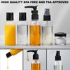 Netagon 9 Piece Travel Bottle Set Leak Proof Clear Toiletries