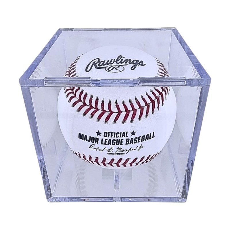 UV Protected Baseball Display Case | Acrylic Baseball Cube Clear