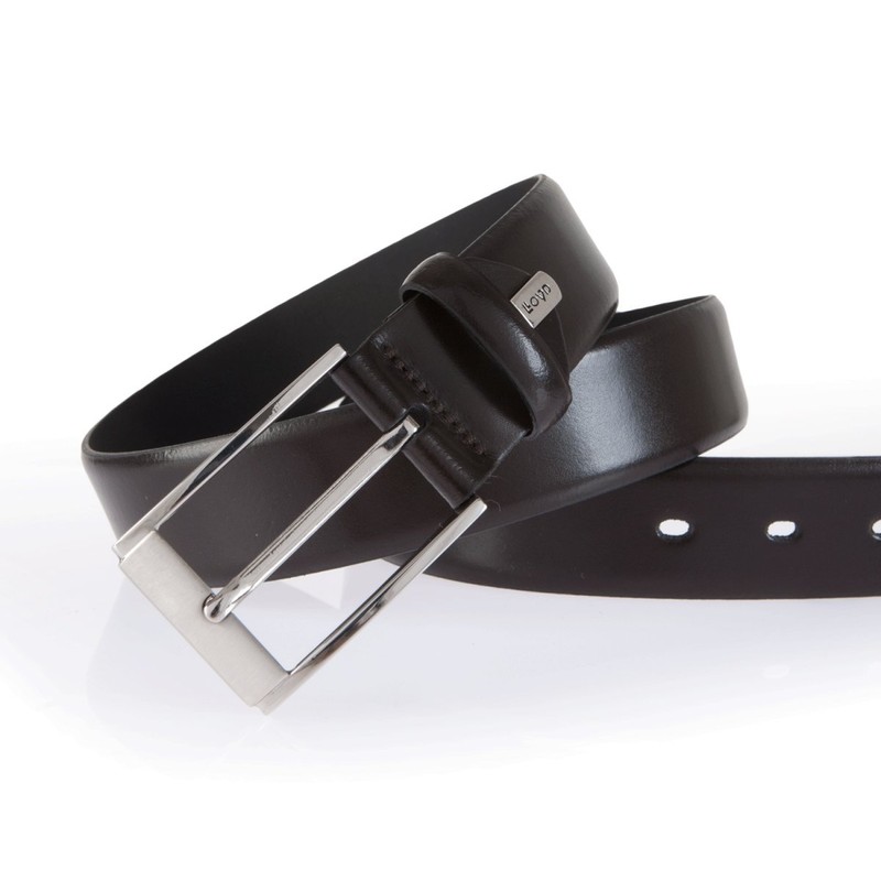 LLOYD Leather Belt, dark brown