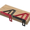 Woodworking Triangle Ruler Square Ruler 45° 90° Aluminum Alloy Carpenter