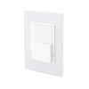 SANELEC 4475 Placa con Doble Apagador Venecia