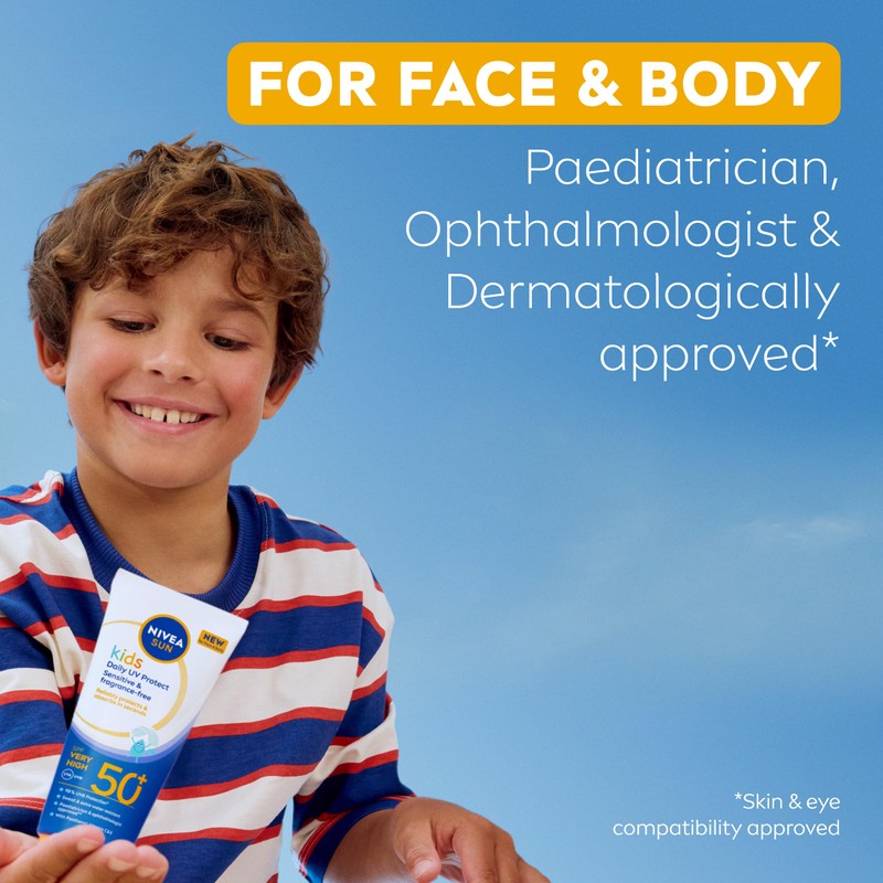 NIVEA SUN Kids Daily UV Protect Sensitive SPF 50+ Sun