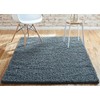 Unique Loom Solo Solid Shag Collection Area Modern Plush Rug