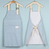 2 Pack Kitchen Cooking Aprons, Adjustable Bib Soft Chef Apron