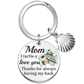 Yaxkvapu Gifts for Mom Unique Moms Gift from Duaghter Son Best Mom Ever Gifts Birthday Christmas Thanksgiving Mothers Day Gift for Mama Love You Keychains