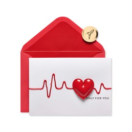 Papyrus Romantic Valentines Day Card (My Heart Is Yours)