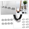 TEHAUX 8Pcs Transparent Non Slip Furniture Feet Protectors for Tables