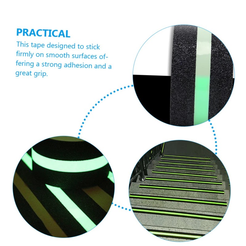 Gatuida 2pcs Non-slip Stickers for Stairs Bathing Sticker Anti-slip Tape