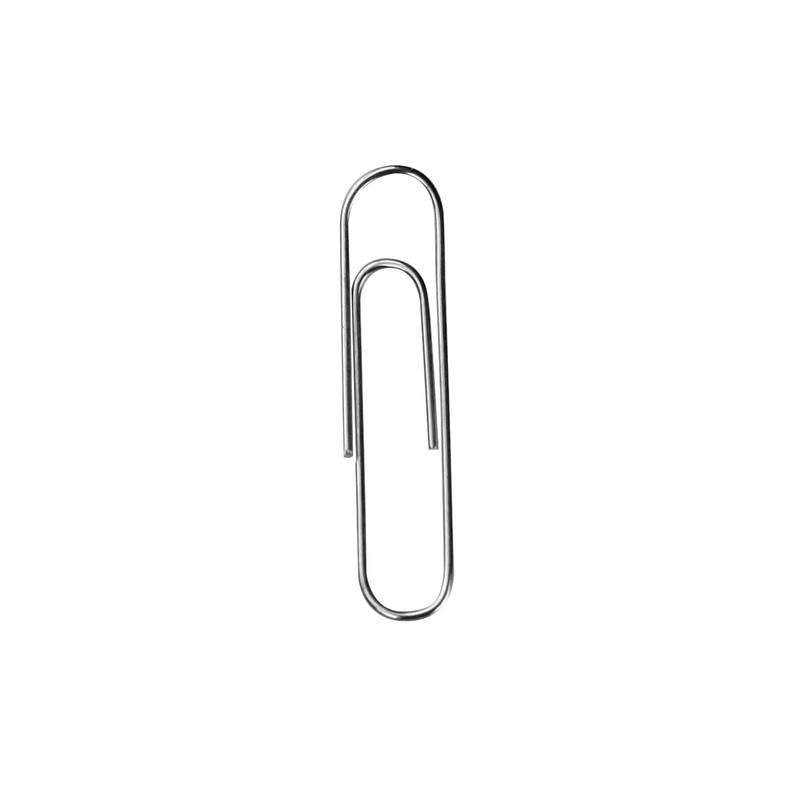 D.RECT Pack of 1000 Office Paper Clips Made of Metal