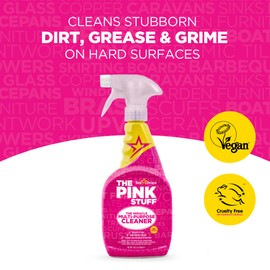 Stardrops The Pink Stuff Multi-Purpose Spray, Window & Glass Cleaner, and Bathroom Foam Spray Bundle – All-in-One Home Cleaning Solution (3-Pack)