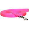 OmniPet Pocket Pups Nylon Lead, 5/16" x 6", Hot Pink