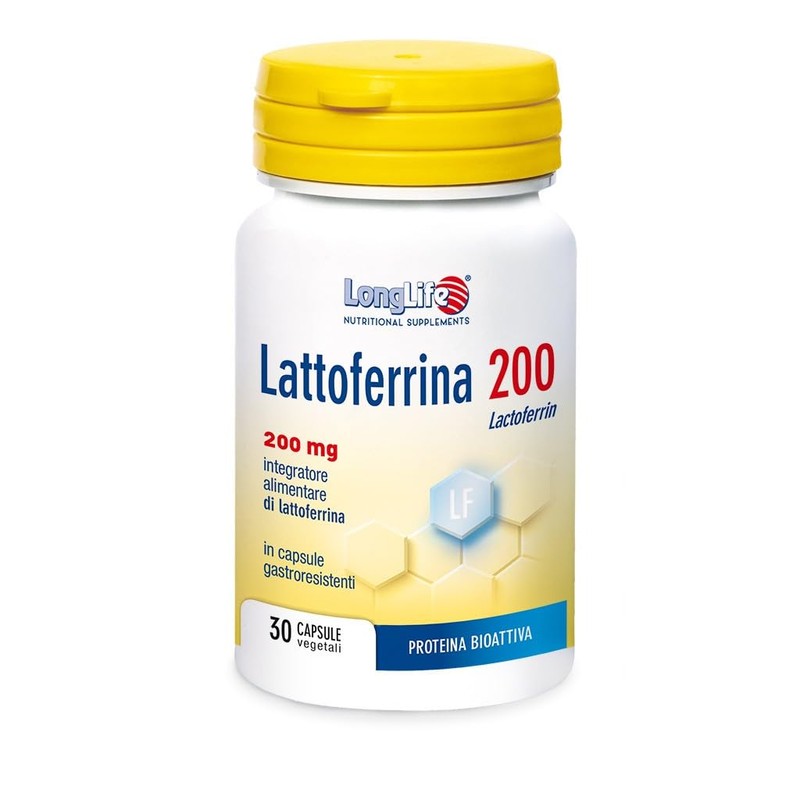 LongLife® Lattoferrina 200 | 100% naturale da latte vaccino |