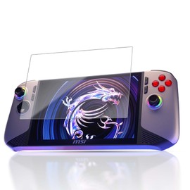 YAJOJO Screen Protector for MSI Claw 8 AI+ A2VM Handheld Game Console, 9H Hardness Tempered Glass for MSI Claw 8 AI+ A2VM,Anti-Scratch, Bubble Free, HD Clarity