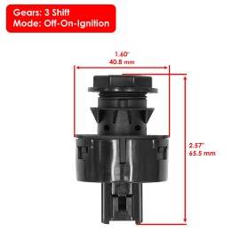 Caltric Ignition Switch 3 Position 4 pins for Polaris RZR XP 4 1000 2016 - 2018 4015033