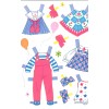 VINTAGE BABY GO BYE-BYE PAPER DOLL LASER REPRODUCTION~Org Sz UNCUT