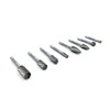 Buyohlic Set of 8 pcs Tungsten Carbide Burr Set 1/4"