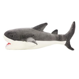 Annco 100cm Giant Huge Cute Animals Toy,Soft Fluffy Plush Shark Toy,Large Soft Cotton-Filled Sea Animal Stuffed,Children's Shark Pillow,Crazy Birthday Present (Starry Gray)