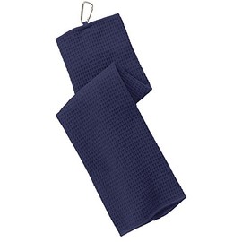 Port Authority Waffle Microfiber Golf Towel