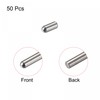 sourcing map 2x4mm Dowel Pins, 50pcs 304 Stainless Steel Round