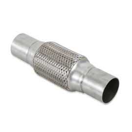 2”X6"/10" universal full body stainless steel exhaust hose, double braided bendable Laser Welding exhaust hose, suitable for heavy-duty and automotive use